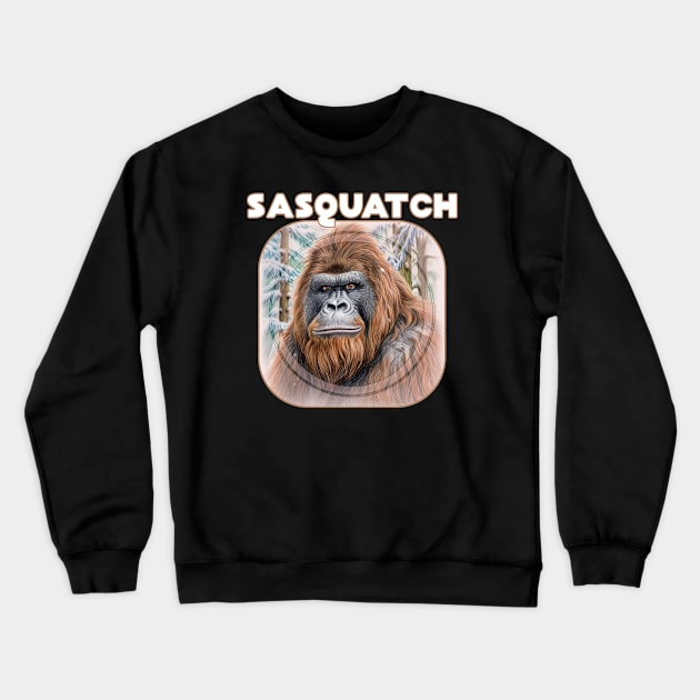 Sasquatch Crewneck Sweatshirt by Funny Stuff Club